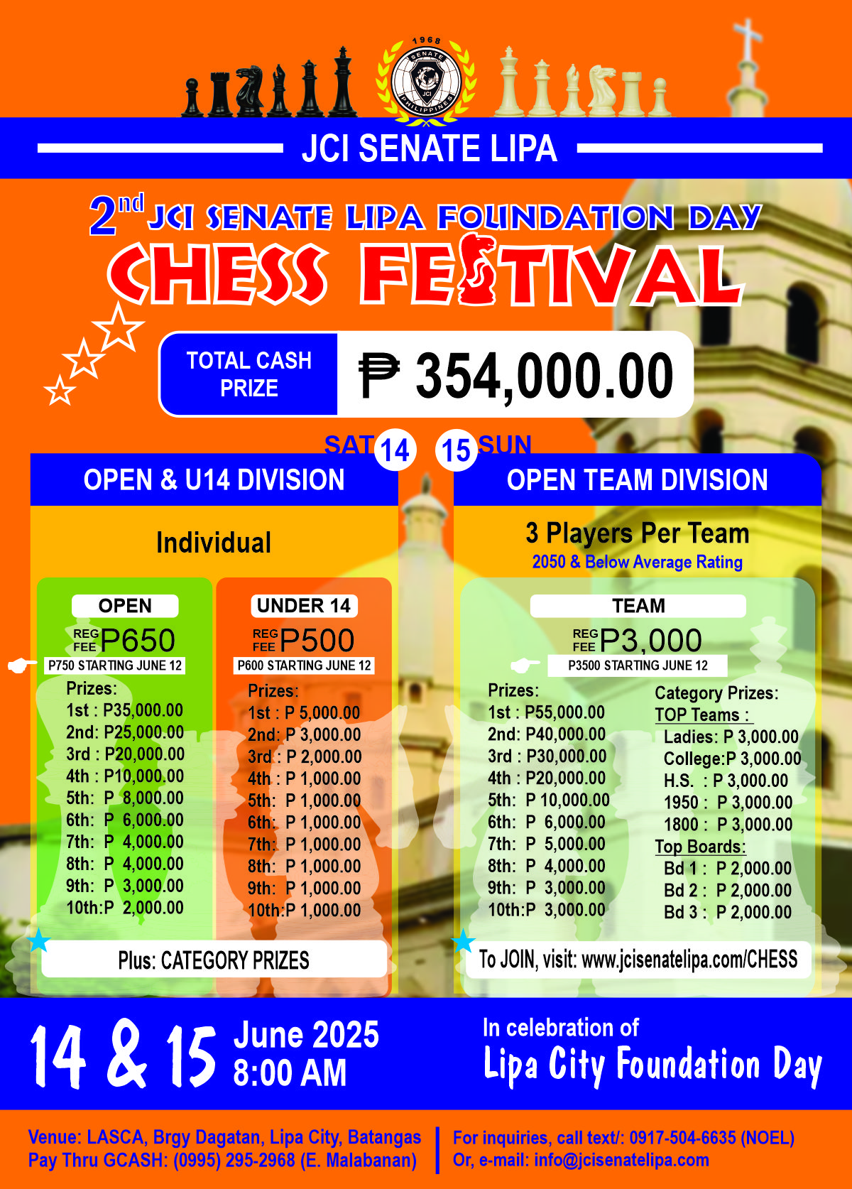 2nd Lipa Foundation Day Chess Festival